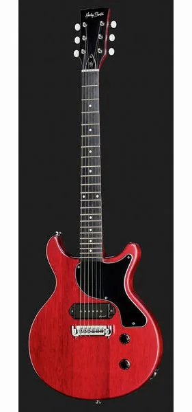 Harley Benton DC-Junior FAT Faded Cherry, yksityiskohta 2