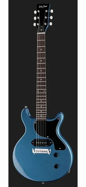 Harley Benton DC-Junior Pelham Blue, yksityiskohta 2