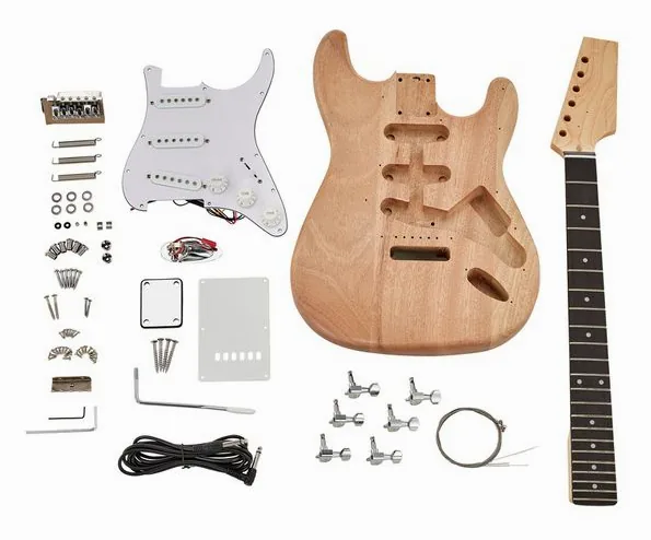 Harley Benton Electric Guitar Kit ST-Style edestä