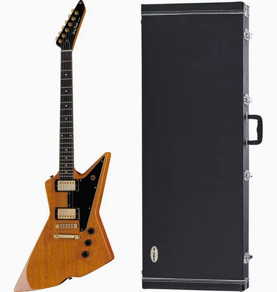 Harley Benton EX-76 Classic GHW AN w/Case edestä