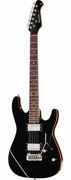 Harley Benton Fusion-III HH EB BK edestä