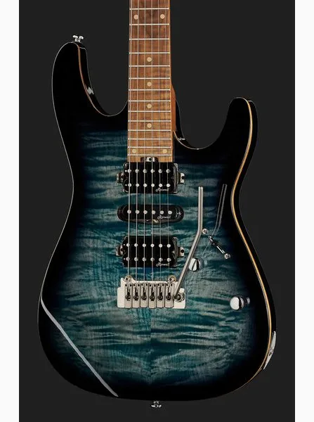Harley Benton Fusion-III HSH Roasted FBLB, yksityiskohta 4