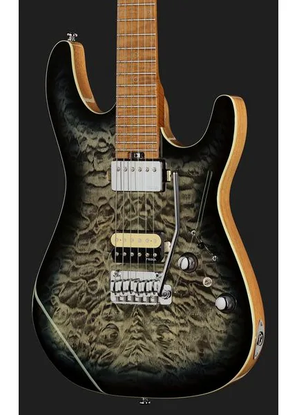 Harley Benton Fusion-IV HH MN QBKB, yksityiskohta 4