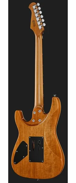 Harley Benton Fusion-IV HH RW FR QBLB, yksityiskohta 3