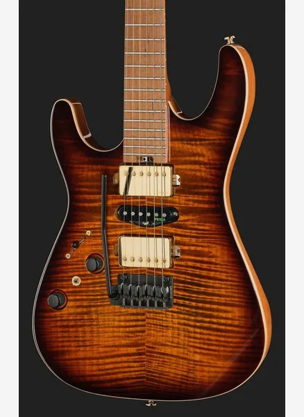 Harley Benton Fusion-IV HSH LH MN FBB, yksityiskohta 4
