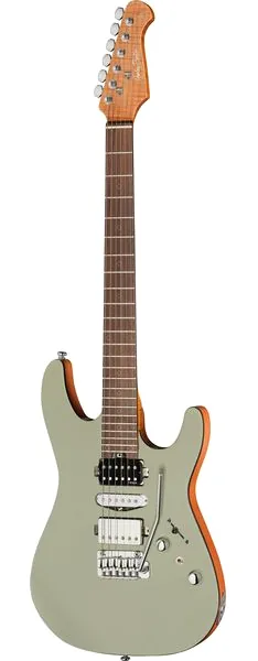 Harley Benton Fusion-IV HSH RW SGR edestä