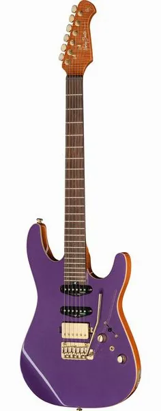 Harley Benton Fusion-IV HSS RW PM edestä