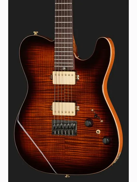 Harley Benton Fusion-T II HH RW HT FBB, yksityiskohta 4
