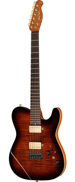 Harley Benton Fusion-T II HH RW HT FBB edestä