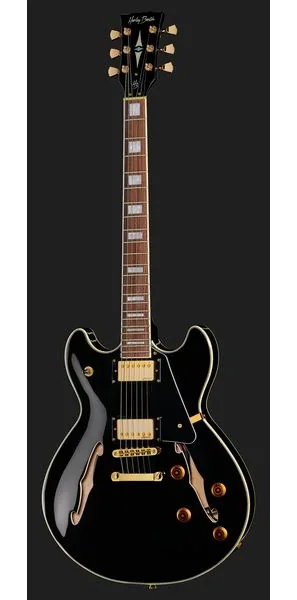 Harley Benton HB-35Plus Black w/Bag, yksityiskohta 2