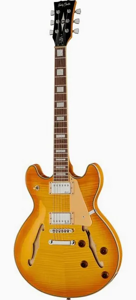Harley Benton HB-35Plus Lemon edestä