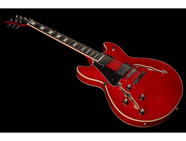 Harley Benton HB-35Plus LH Cherry w/Bag, yksityiskohta 5