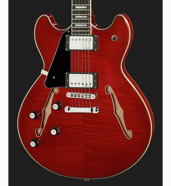 Harley Benton HB-35Plus LH Cherry, yksityiskohta 4