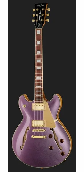 Harley Benton HB-35Plus Metallic Plum, yksityiskohta 2