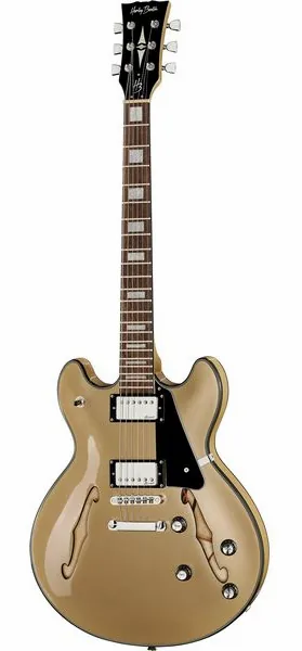 Harley Benton HB-35Plus Shoreline Gold edestä