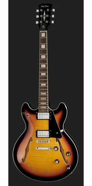 Harley Benton HB-35Plus Vintage Burst, yksityiskohta 2