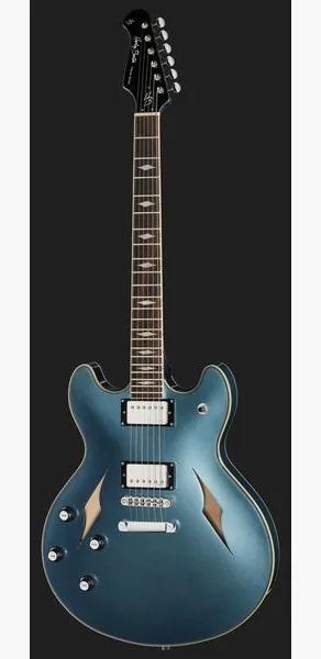 Harley Benton HB-35TL Tesla LH Pelham Blue, yksityiskohta 2