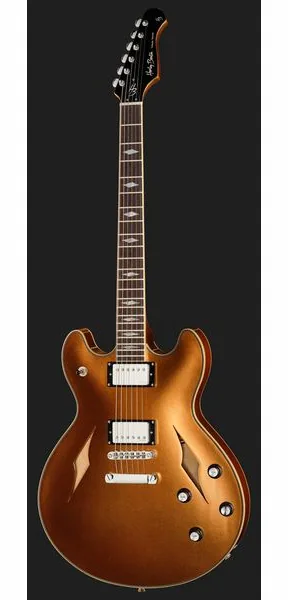 Harley Benton HB-35TL Tesla Golden Mist, yksityiskohta 2