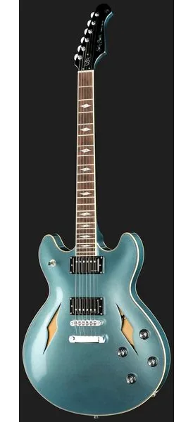 Harley Benton HB-35TL Tesla Pelham Blue, yksityiskohta 2