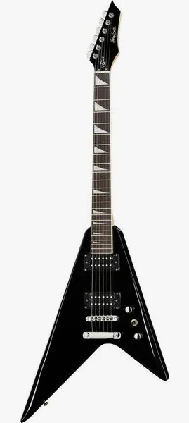 Harley Benton RX-10 BK Rock Series edestä