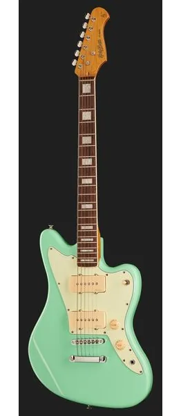 Harley Benton JA-60CC Seafoam Green, yksityiskohta 2