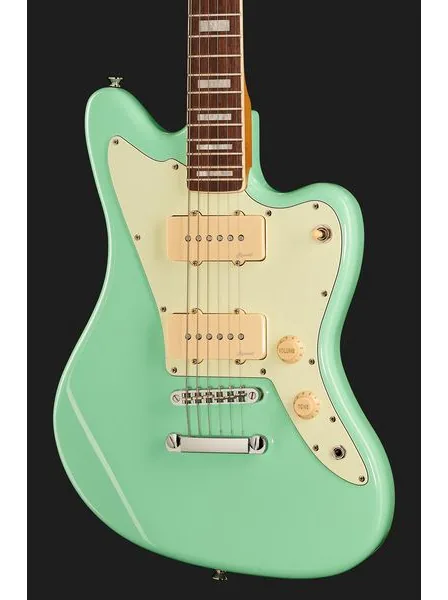 Harley Benton JA-60CC Seafoam Green, yksityiskohta 4