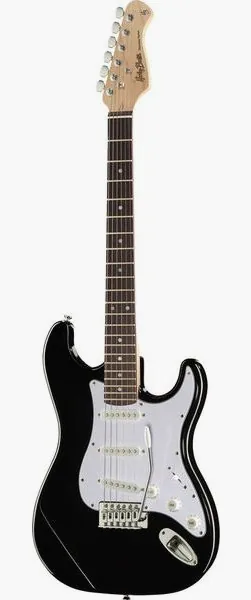 Harley Benton ST-20 BK Standard Series edestä