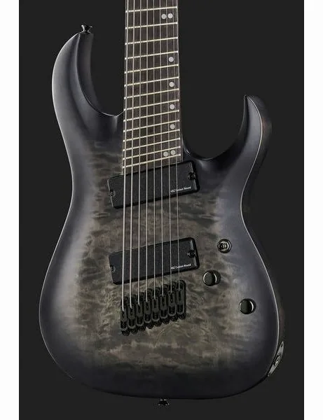Harley Benton MultiScale-8 QBB, yksityiskohta 4