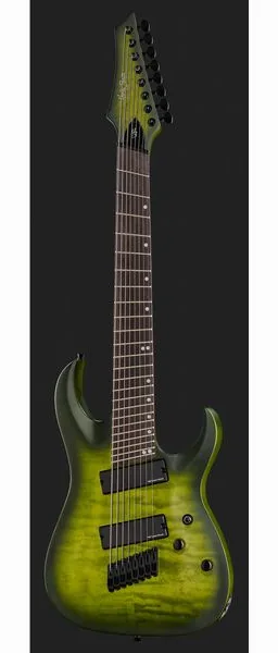 Harley Benton MultiScale-8 QEB, yksityiskohta 2