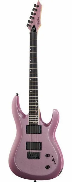 Harley Benton R-446 Plum Metallic edestä