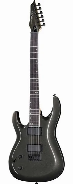 Harley Benton R-446LH Graphite Metallic edestä
