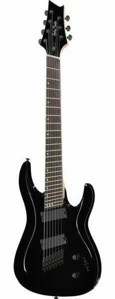 Harley Benton R-457BK MultiScale edestä