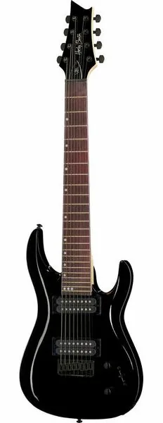 Harley Benton R-458 BK Progressiv Series edestä