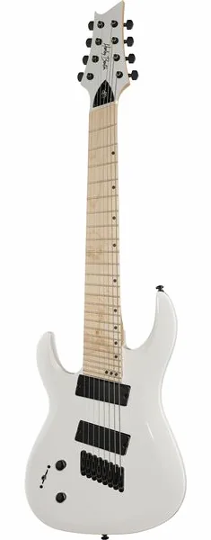 Harley Benton R-458MN LH WH MultiScale edestä