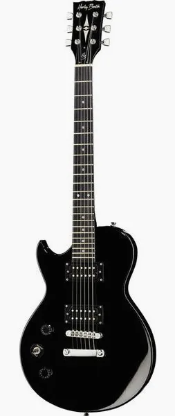Harley Benton SC-200LH BK Student Series edestä