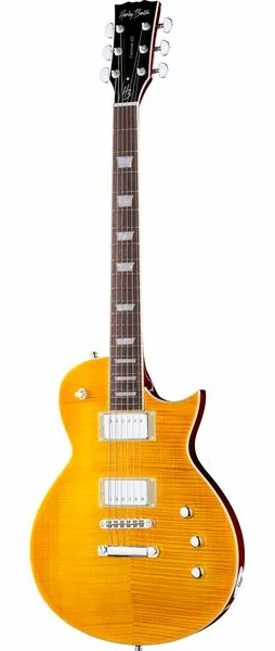 Harley Benton SC-Custom III Lemon Flame edestä