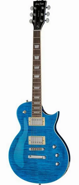 Harley Benton SC-Custom III Ocean Flame edestä
