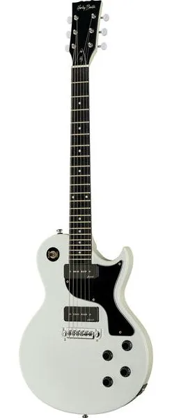 Harley Benton SC-Special Faded White edestä