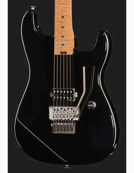 Harley Benton ST-80FR MN Black, yksityiskohta 4
