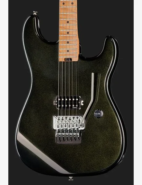 Harley Benton ST-80FR MN Lime Sparkle, yksityiskohta 4