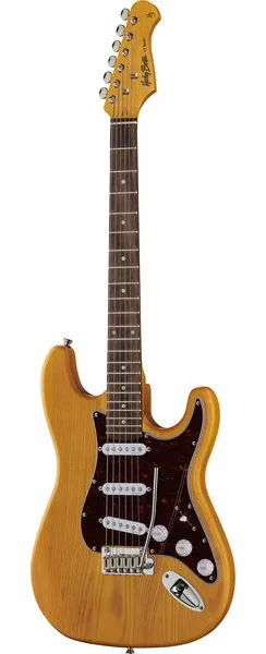 Harley Benton ST-90SA Swamp Ash DLX Series edestä