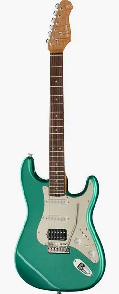 Harley Benton ST-Modern Carlos Asensio CGM edestä