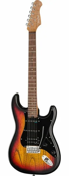 Harley Benton ST-Modern Plus HSS SBBL edestä
