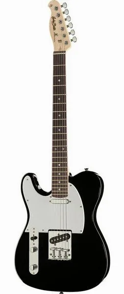 Harley Benton TE-20 BK LH Standard Series edestä