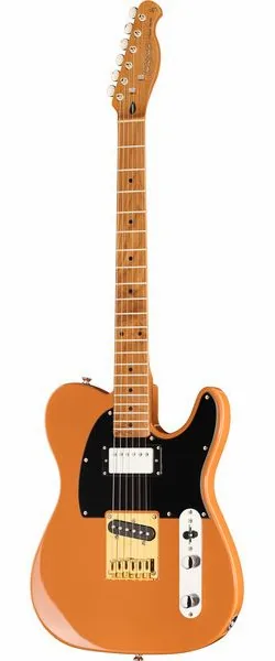 Harley Benton TE-53KR BL Tribute Series edestä