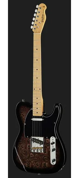 Harley Benton TE-70 Black Paisley, yksityiskohta 2