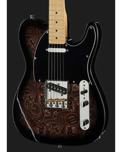Harley Benton TE-70 Black Paisley, yksityiskohta 4