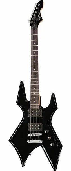 Harley Benton WL-20BK Rock Series edestä