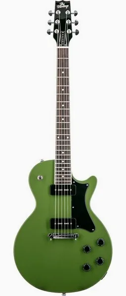 Heritage Guitar Ascent+ H-137 P90 Olive Drab edestä