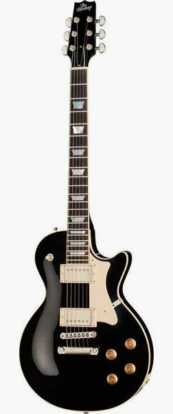 Heritage Guitar H-150 Ebony edestä